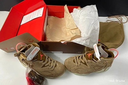 6 DH0690- Khaki Scott Travis 9018 Jordan Retro 628 British Popular 1110